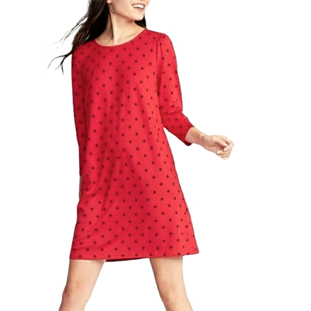 Old Navy red polka dot dress